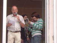 Abschied vom Schulleiter im Schulhof 6/2007