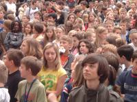 Abschied vom Schulleiter im Schulhof 6/2007