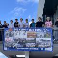 Einweihung Audioguide am Stadion 8/25